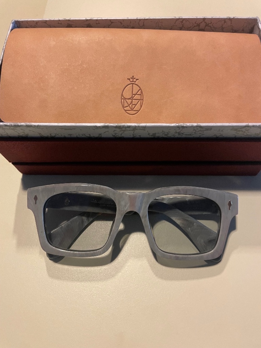 Marble frame sunglasses